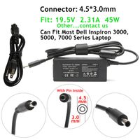 45W 19.5V 2.31A AC Adapter Charger Replacement for Dell XPS 11 12 13 18 9Q23 9Q33 1810 1820,Latitude 12 13 14 7202 3379 7350 E5450,Vostro 14 15 3459 3559,Optiplex 3020 3040 7040 9020 3046 Power Cord