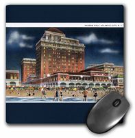 3dRose Haddon Hall Atlantic City New Jersey Beach Scene Mouse Pad (mp_170290_1)