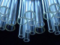 Devardi Glass COE 33 Boro Tubing, 10 Clear Borosilicate 12" Tubes - 8, 12 & 16mm