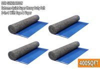 AMERIQUE 691322307436 Royal Blue 400SQFT 5TH Generation Extreme Quiet Super Heavy Duty Felt 3-in-1 Underlayment Padding with Tape & Vapor Barrier, 3.2MM, 400 Square Feet