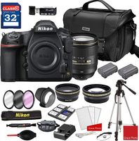 Nikon D850 DSLR Camera with AF-S 24-120mm VR Lens + Deluxe Accessory Kit (2 Battery Bundle)