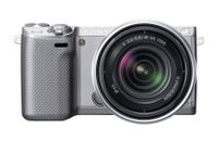 Sony NEX-5RK/S 16.1 MP Mirrorless Digital Camera with 18-55mm Lens and 3-Inch LCD (Silver) (OLD MODEL)