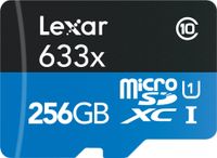 Lexar High-Performance 633X 256GB MicroSDXC UHS-I Card