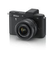 Nikon 1 V1 10.1 MP HD Digital Camera System with 10-30mm VR 1 NIKKOR Lens (Black)