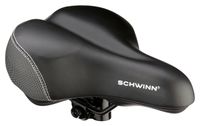 Schwinn Comfort Bike Saddle, Wide Saddle, Memory Foam, Black