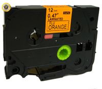 Quality Fluo Orange Label Tape 12mm Compatible for Brother Tz-B31 Tze-B31 P-Touch