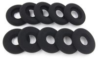 Ear Cushions Foam Doughnut Replacement for Plantronics Supra Plus Encore and Most Standard Size Office Telephone Headsets H251 H251N H261 H261N H351 H351N H361 H361N (10 Pack)