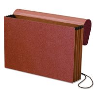 Pendaflex 1056ELOX Standard Expanding Wallet, 3 1/2" Exp, 1 Pocket, Legal, Redrope