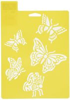 Delta Creative Stencil Mania Stencil, 7 by 10-Inch, 970820710 Butterflies