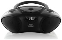 iLive Boombox Bluetooth Speaker with CD Player and FM Radio (Black)