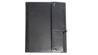 Allegory Padfolio - Handcrafted Leather Portfolio and Tablet Case (Charcoal)