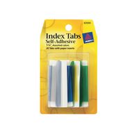 Avery Index Tabs with Writable Inserts, 1.75 Inches, 20 Assorted Tabs (82000)