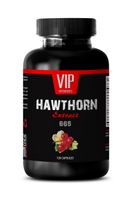 antioxidant Supplement - Hawthorn Extract 665MG - Natural Health Support - with GARLC and Cayenne - Premium - Cayenne Pepper Capsules - 1 Bottle (120 Capsules)
