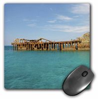 Cement shipwreck, Barnett Harbour, Bahamas-CA05 MPR0016 - Maresa Pryor - Mouse Pad, 8 by 8 inches (mp_75119_1)