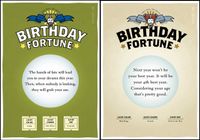 Quiplip Misfortune Birthday 6) Greeting Cards