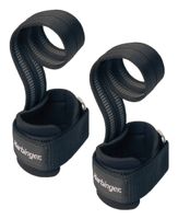Harbinger 360531  Big Grip No-Slip Nylon Lifting Straps with DuraGrip (Pair), Pro,Black
