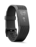 Fitbit Charge 2 Heart Rate + Fitness Wristband, Special Edition, Gunmetal, Small (US Version)