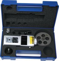 Shimpo DT-207LR-S12 Handheld Tachometer with 12" Wheel, LED Display, 6 - 99999rpm Range