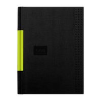 Oxford Idea Collective Business Notebook, 8 1/4 x 5 7/8, Case Bound, Black, 80 sheets (56893)