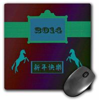 3dRose LLC 8 x 8 x 0.25 Inches Mouse Pad, Black and White Kitten Sitting in The Grass with Paws Together (mp_167409_1)