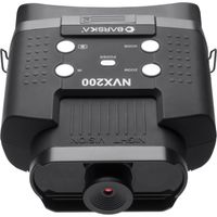 BARSKA NVX Night Vision NVX200 Infrared Illuminator Digital Binoculars, Black - BQ12996