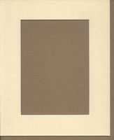 10 11x14 Light Tan Picture Mats Mattes Matting with White Core, for 8x10 Pictures