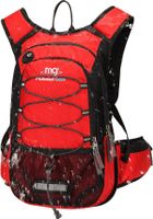 Mubasel Gear Insulated Hydration Backpack Pack with 2L BPA Free Bladder - Keeps Liquid Cool up to 4 Hours - for Running, Hiking, Cycling, Camping (Red)