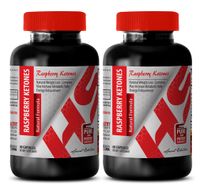 Weight Loss Natural - Raspberry Ketones 1200MG - Natural Formula - Raspberry Ketone pro Capsules - 2 Bottles (120 Capsules)