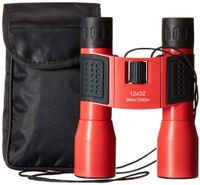 Binoculars for Bird Watching. Compact Binoculars for Adults Small Lightweight Powerful. Red. 12 x 32. Comfortable in Any Size Hand. Binoculars for Women. Hunting, Opera, Sports