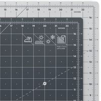 ARTEZA Self Healing Rotary Cutting Mat, 18"x24" with Grid & Non Slip Surface for Fabric, Paper, Vinyl, Plastic, Eco Friendly, Durable & Flexible, Great for Crafts, Quilting, Sewing, Scrapbooking