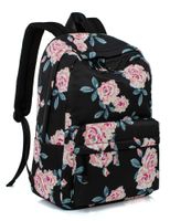Leaper Fashion Water Resistant School Backpack for Girls 14Inch Laptop Black