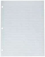 Sparco Mylar Reinforced Filler Paper - Letter
