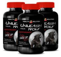 Oat Straw Powder - Unleash Your Wolf - Size UP - libido Support (3 Bottles)