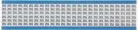 Brady CPCWM-251-275 Repositionable Vinyl Cloth (B-500), Black on White, Wire Marker Card Combination Pack (25 Cards)