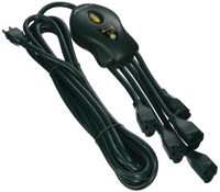 Accell PowerSquid Flexible Power Strip - 5 Outlets, 15-Foot Cord, UL Listed - Grounded Extension Cord Outlet Multiplier (Renewed)