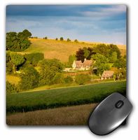 3dRose Hillside Home, Cotswolds, England Mouse Pad (mp_277932_1)