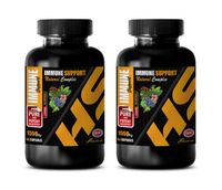 antioxidant Complex Supplement - Immune Support Formula - Natural Herbs and Vitamins - Extreme ANTIOXIDANTS - Grape Seed Supplement - 2 Bottle (120 Capsules)