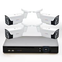 HalsecaVision CCTV Security Camera Kit with 1TB HDD 2 years US warranty PLC Camera Kit,