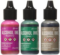 Ranger Adirondack Brights Alcohol Ink 1/2-Ounce 3/Pkg, Valley Trail