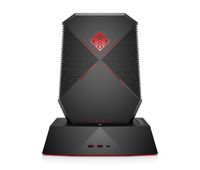 OMEN X by HP Compact Gaming Desktop Computer, Intel Core i7-7820HK, NVIDIA GeForce GTX 1080, 16GB RAM, 1TB SSD, Windows 10 (P1000-010, Black) (Renewed)