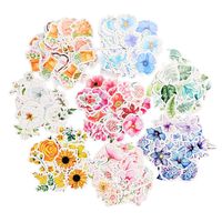 Molshine 360pcs Various Special Shaped Stickers-Flower Series Decals for Personalize Laptops, Skateboards, Luggage, Cars, Bumpers, Bikes, Bicycles,Books-8 Different Styles of Flowers