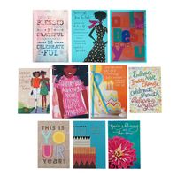 Hallmark Mahogany Birthday Cards Assortment (10 Cards with Envelopes)