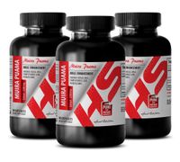 Enhancement - Muira PUAMA Extract 2200 mg - Male Enhancement - Brain Booster for Men - 3 Bottles (270 Capsules)
