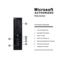 HP Elite 8300 mini PC Business High Performance Desktop Computer(Intel Core i7-3770 3.4GB,16G DDR3,240G SSD+3TB,DVD,Radeon 6350 HD+Dual DVI Cable,WiFi,Windows 10 Professional)(Renewed)