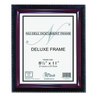 Nu-Dell 8.5 x 11 Inches  Executive Frame, Black/Mahogany