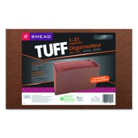 Smead TUFF Expanding File, 31 Pockets, Daily (1-31), Legal Size, Redrope (70469)