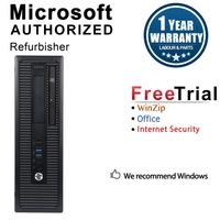 HP EliteDesk 400 G1 Small Form Business High Performance Desktop Computer PC (Intel Core i3 4130 3.4G,8G RAM DDR3,500GB HDD,DVD-ROM,WiFi, Windows 10 Professional)(Certified Refurbished)