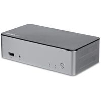 StarTech.com Dual Monitor USB C Dock - 4K - Dual DisplayPort - 2.5in SSD / HDD Bay - with Power Delivery - Laptop Docking Station (MST30C2HDPPD)