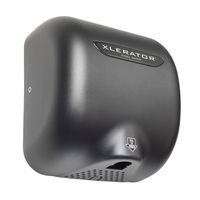 Excel Dryer XL-GRV Hand Dryer XLERATOR XL-GR Automatic, Surface-Mounted, Cast Cover, Textured Graphite Epoxy Paint, 208-277V Standard Nozzle