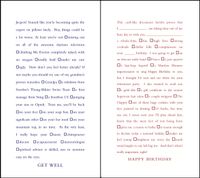 Quiplip Funny Fill-in-The-Blank Get Well and Birthday Cards, 6-Pack (QL05236PCK)